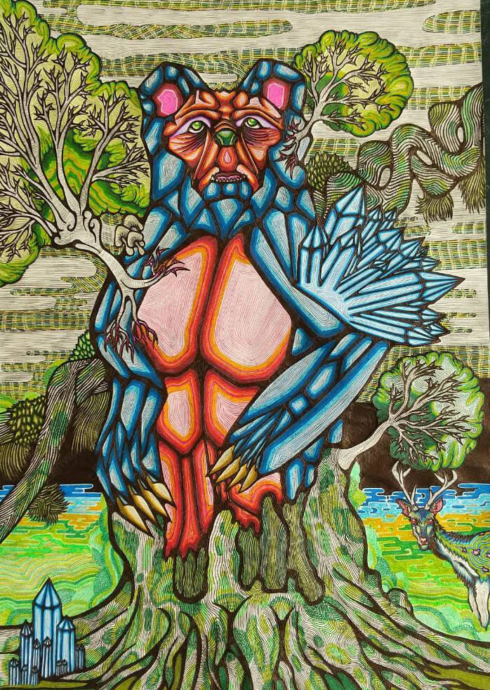 ヒグマの墓標 [作者:内海雅充] – CANVAZ.ART