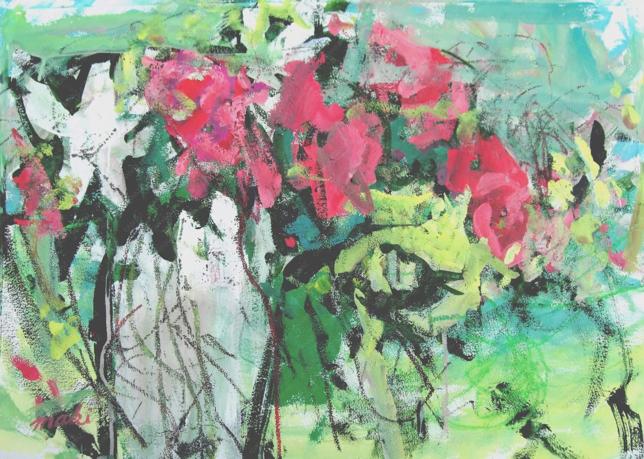 夢が咲いた [作者:山田 真己] – CANVAZ.ART