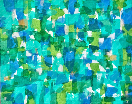 展示用絵画：新緑の季節 [作者:ＭＩＲＩ]