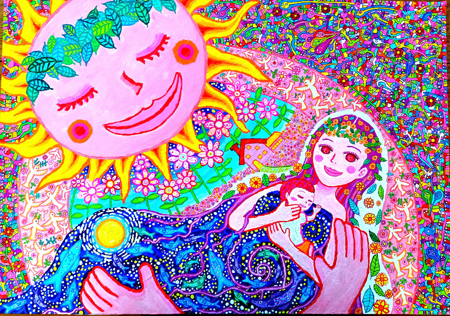 ジグソーパズル：太陽に抱かれて [作者:八木ひでとも]