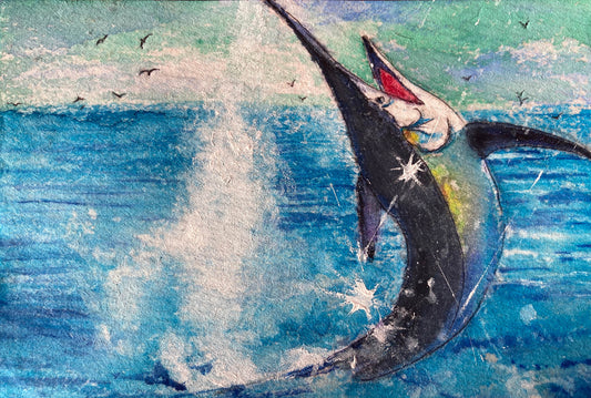 弾ける碧い海 [作者:よっしー]