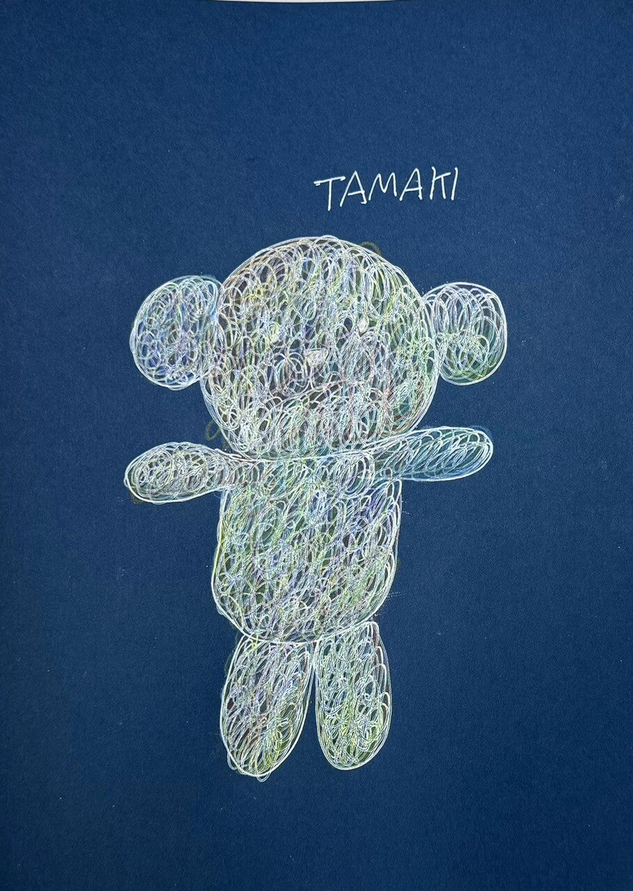 展示用絵画：くまちゃん [作者:TAMAKI]