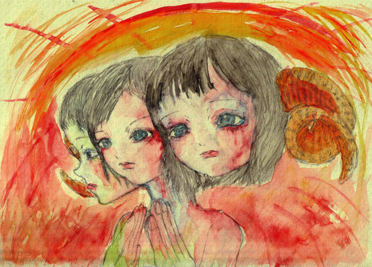 展示用絵画：壊されて作られて [作者:Little Lamb]