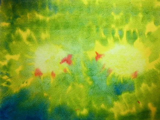 草原のヒツジたち [作者:【全盲の絵描き】オバケのタムタム]