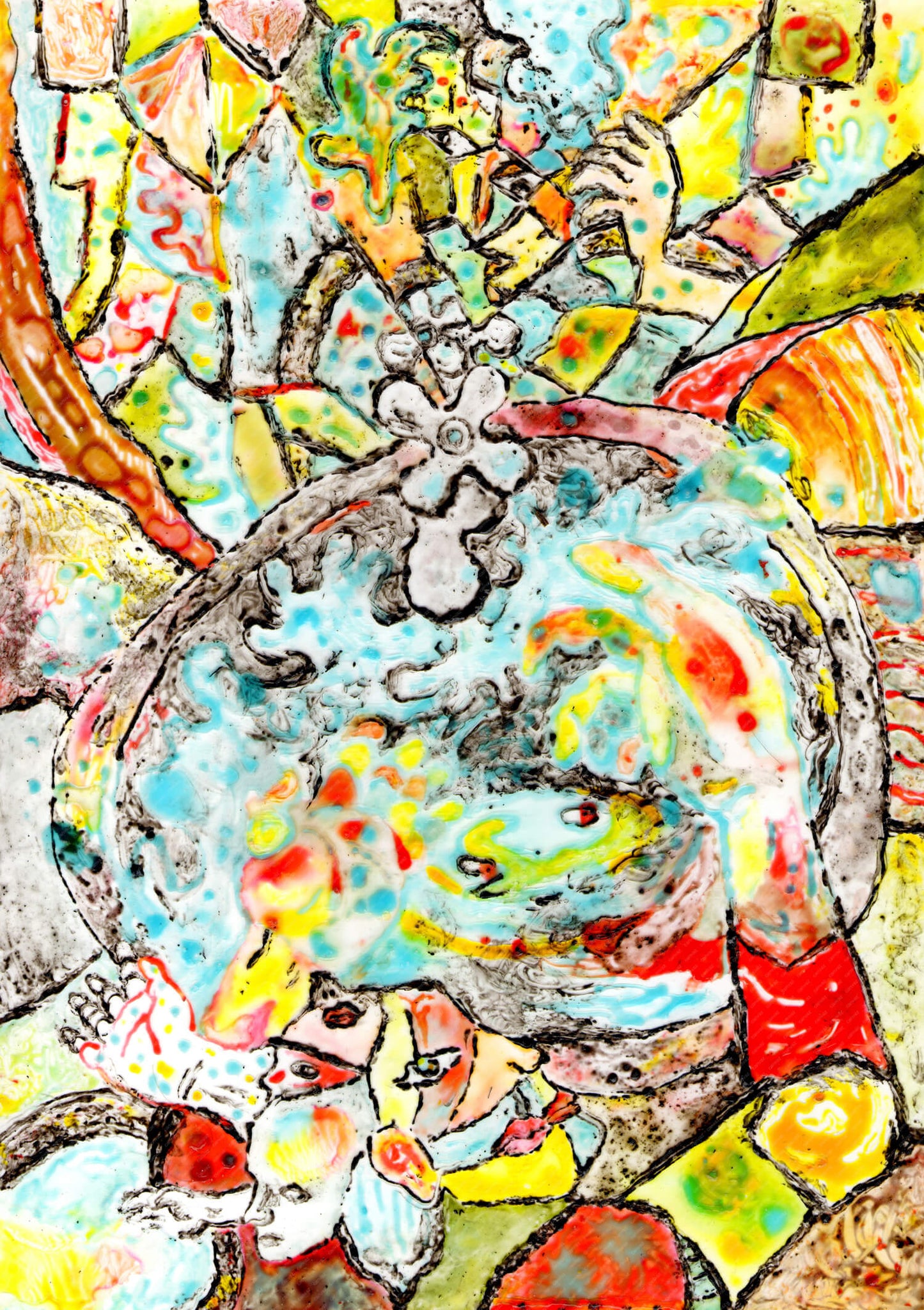 展示用絵画：Mirrors [作者:やまざき]