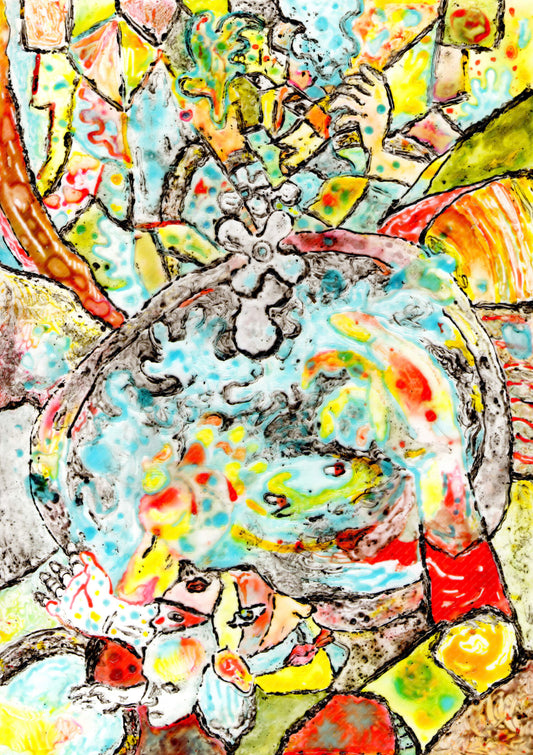 展示用絵画：Mirrors [作者:やまざき]