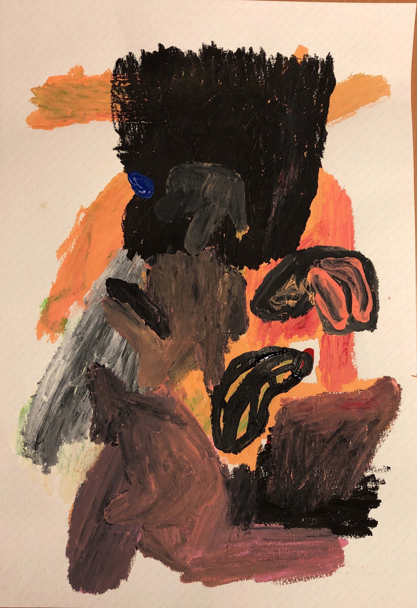 展示用絵画：無題① [作者:的井]