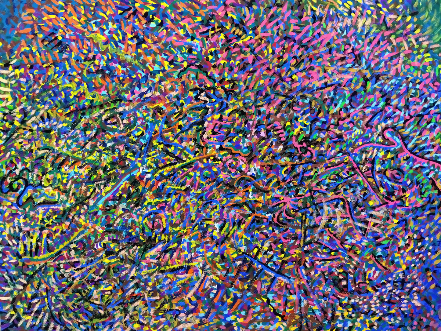 展示用絵画：無題 [作者:moco]