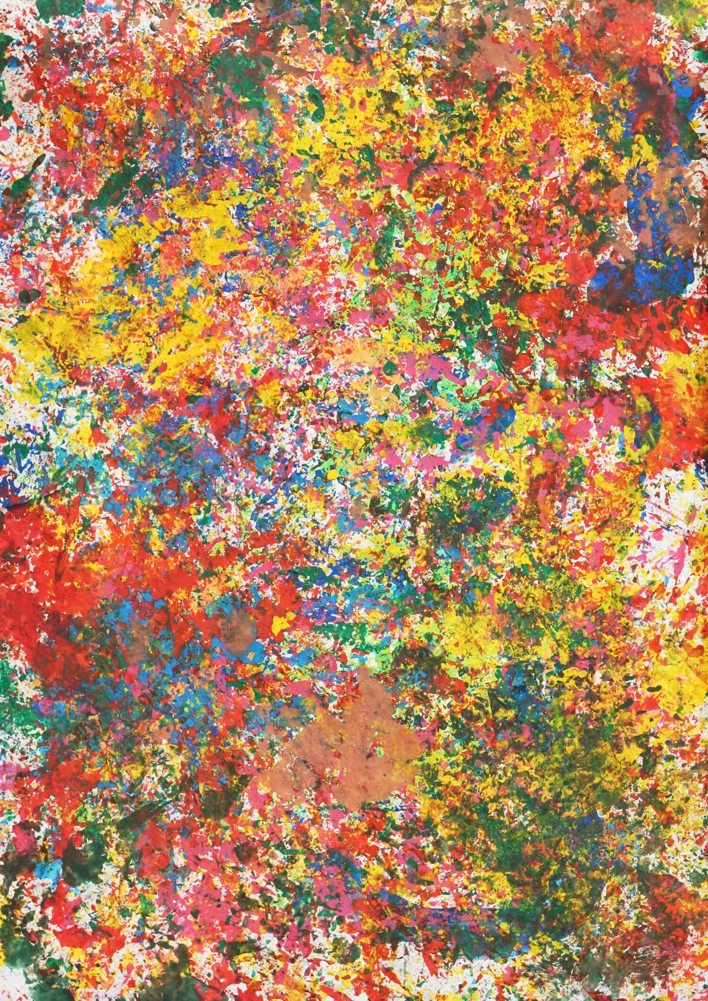 展示用絵画：トントントン [作者:片貝健祐]