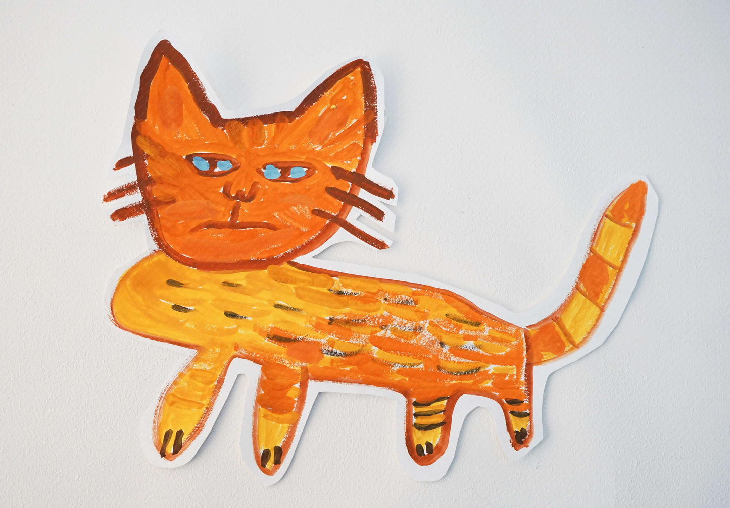 展示用絵画：ドラ猫にゃん [作者:大橋隆代]