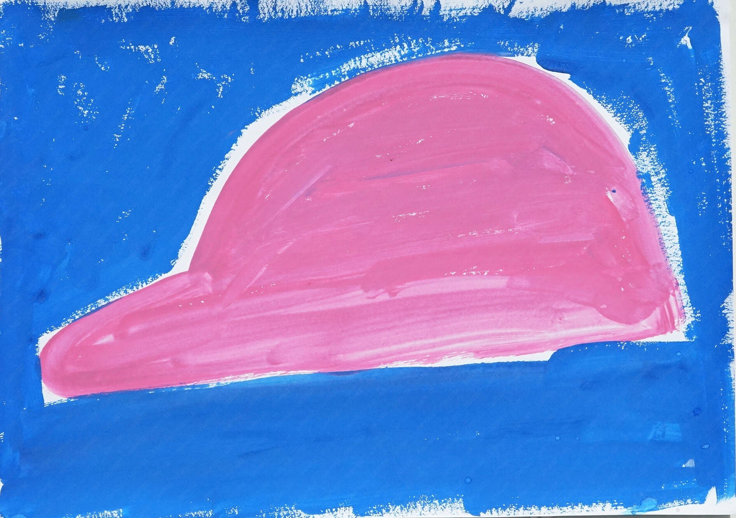 展示用絵画：ぼうし [作者:八代　裕之]