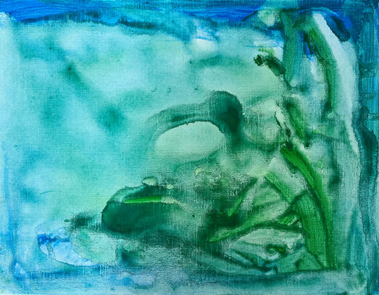 展示用絵画：みどり　ゆらゆら [作者:akito]