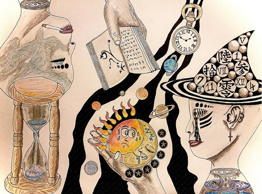 展示用絵画：時空の狭間 [作者:kugi]