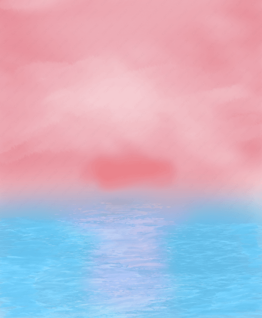 展示用絵画：海 [作者:紀村くりす]