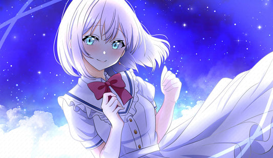 展示用絵画：星の少女 [作者:雪見]