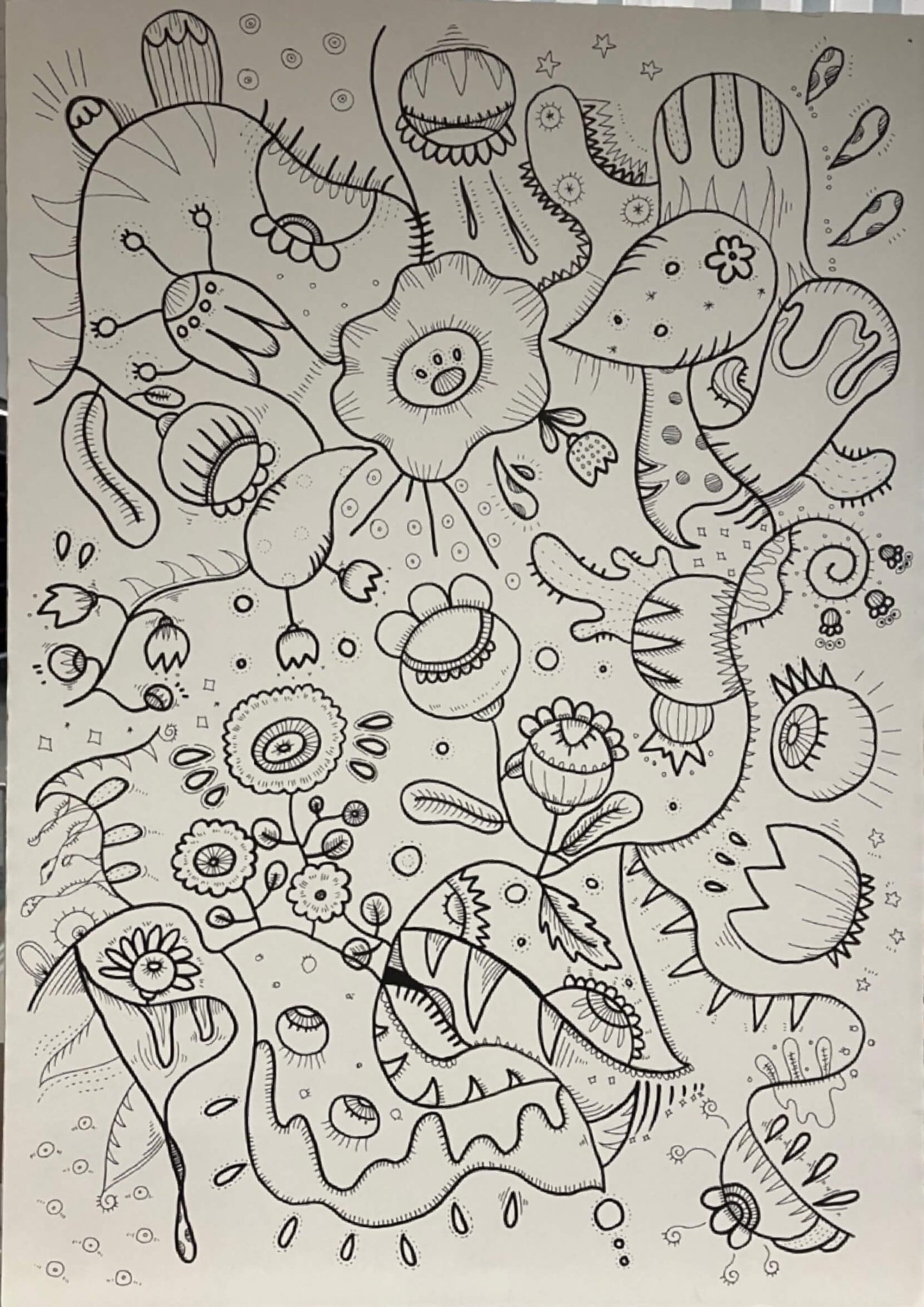 展示用絵画：花 [作者:panda_no_kodomo]