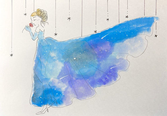 展示用絵画：星に願いを [作者:Kz]