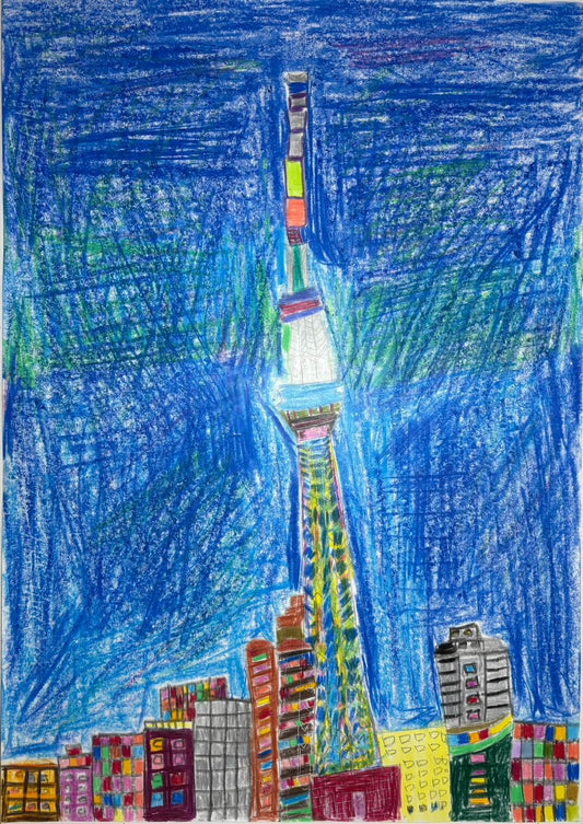 展示用絵画：大都会 [作者:山下　貴史]