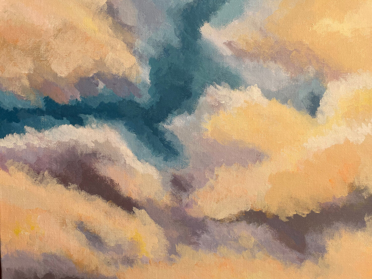 展示用絵画：空 [作者:ハラ]