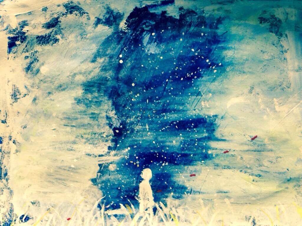 展示用絵画：星の川 [作者:にしま]