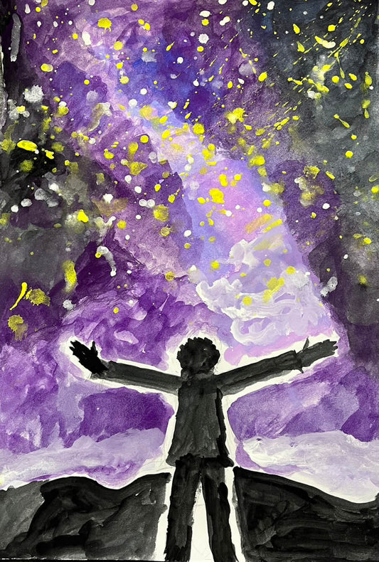 展示用絵画：星に願いを [作者:上杉 秀勝]