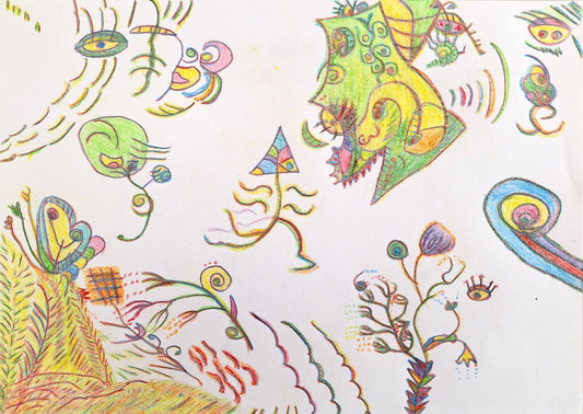 展示用絵画：ギャーオーズ [作者:茂木　進]