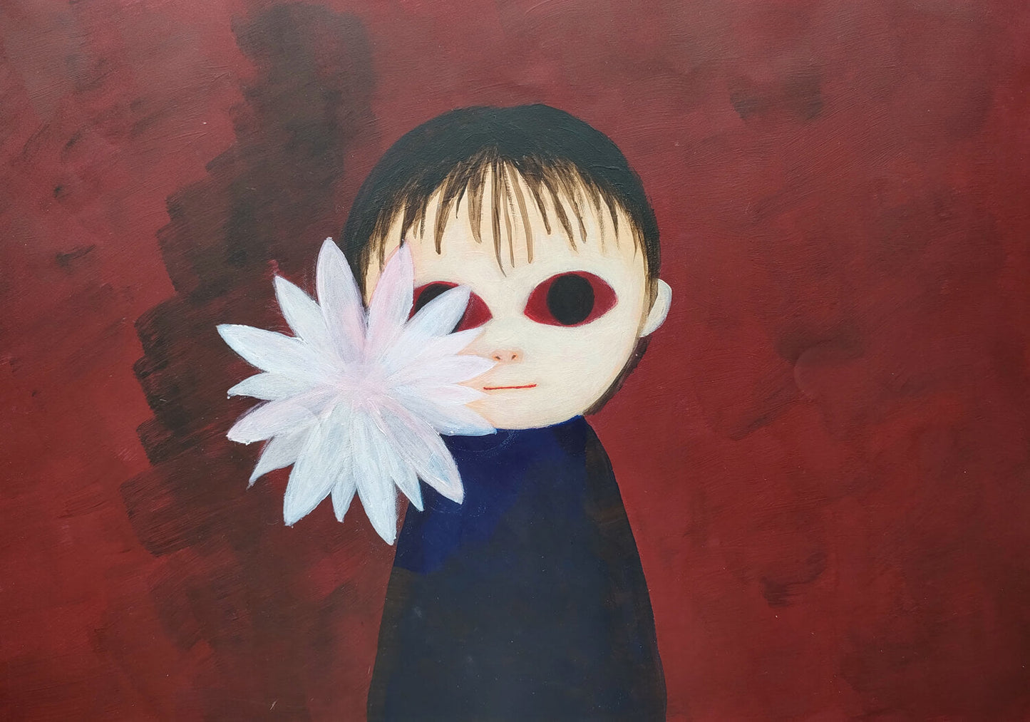 展示用絵画：無理解〜言葉で殴られる１秒前〜 [作者:わさびん]