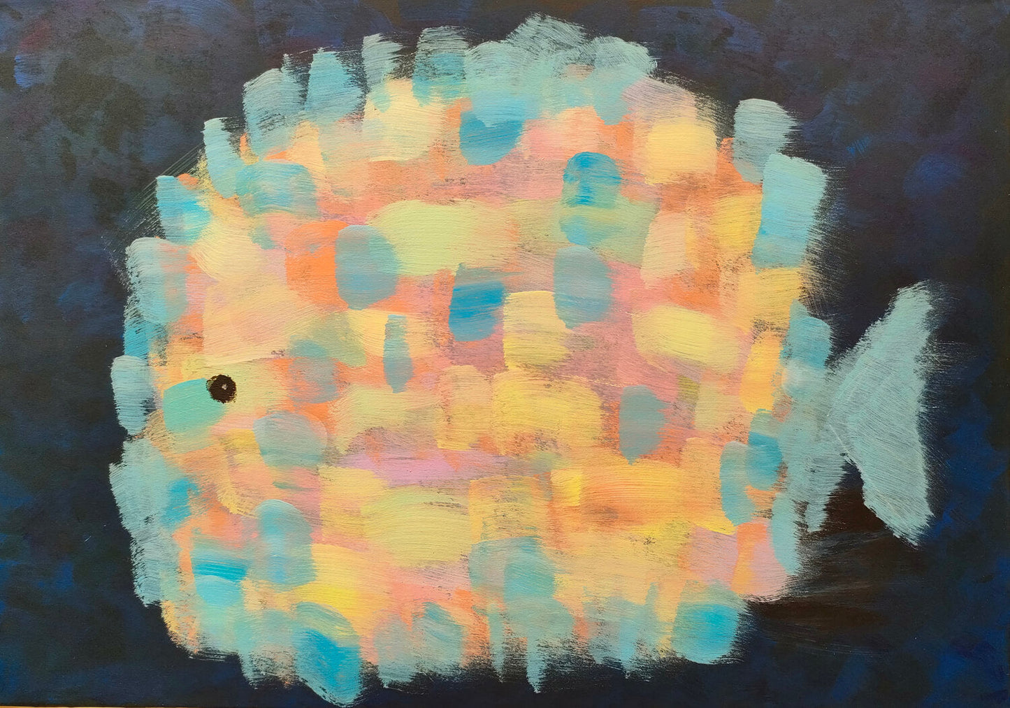展示用絵画：おさかなの涙 [作者:わさびん]