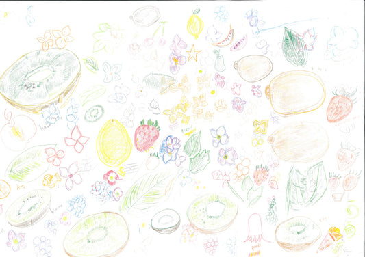 展示用絵画：キウイの森 [作者:ai]