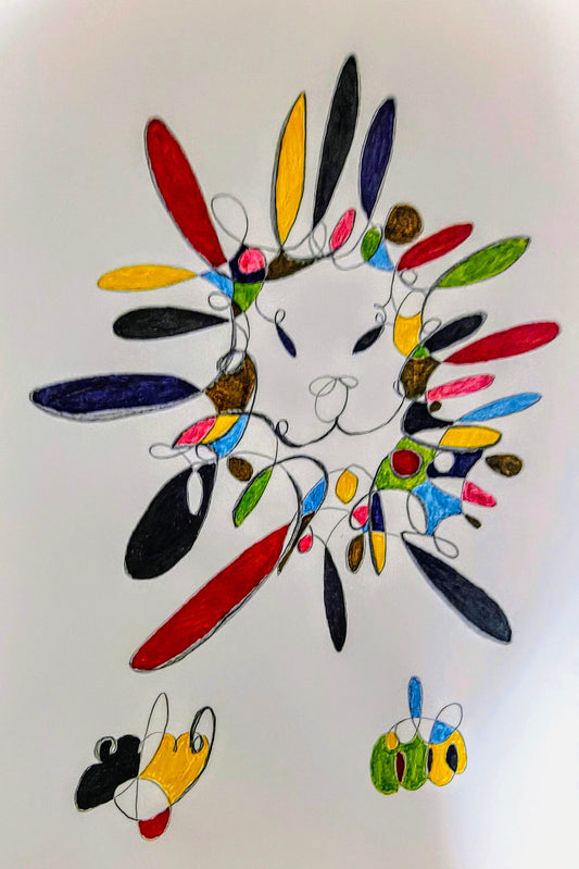 個性ライオン [作者:堀内　鉄也]