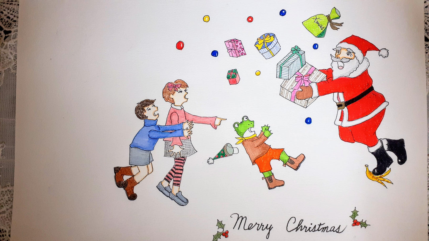 カエルくんのメリークリスマス [作者:福留洋子]