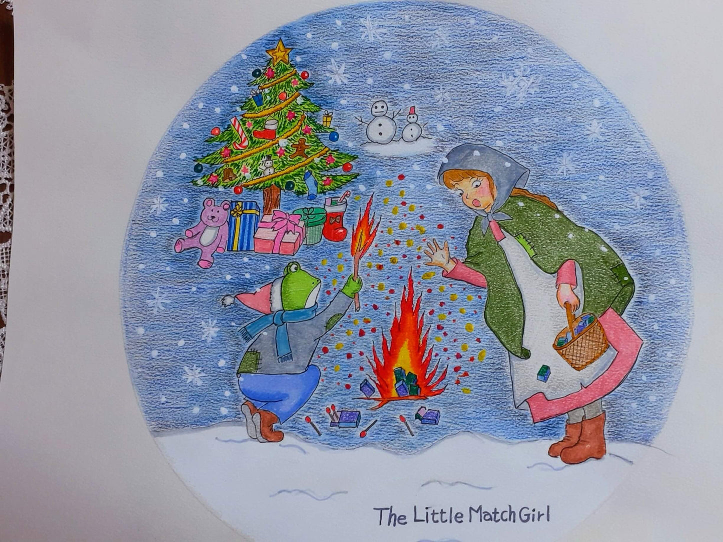 カエルくんのマッチ売りの少女 [作者:福留洋子]