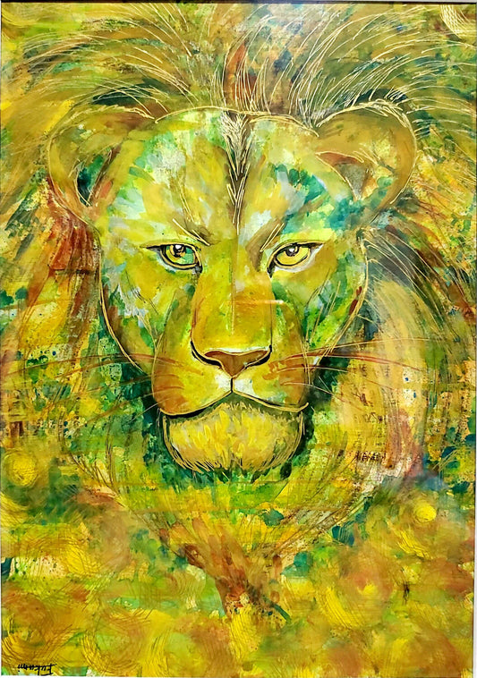 黄色い獅子 [作者:fukumi]