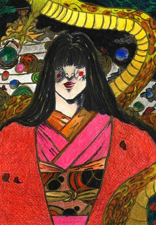 赫く女神さまと龍神さまと [作者:紫陽花]